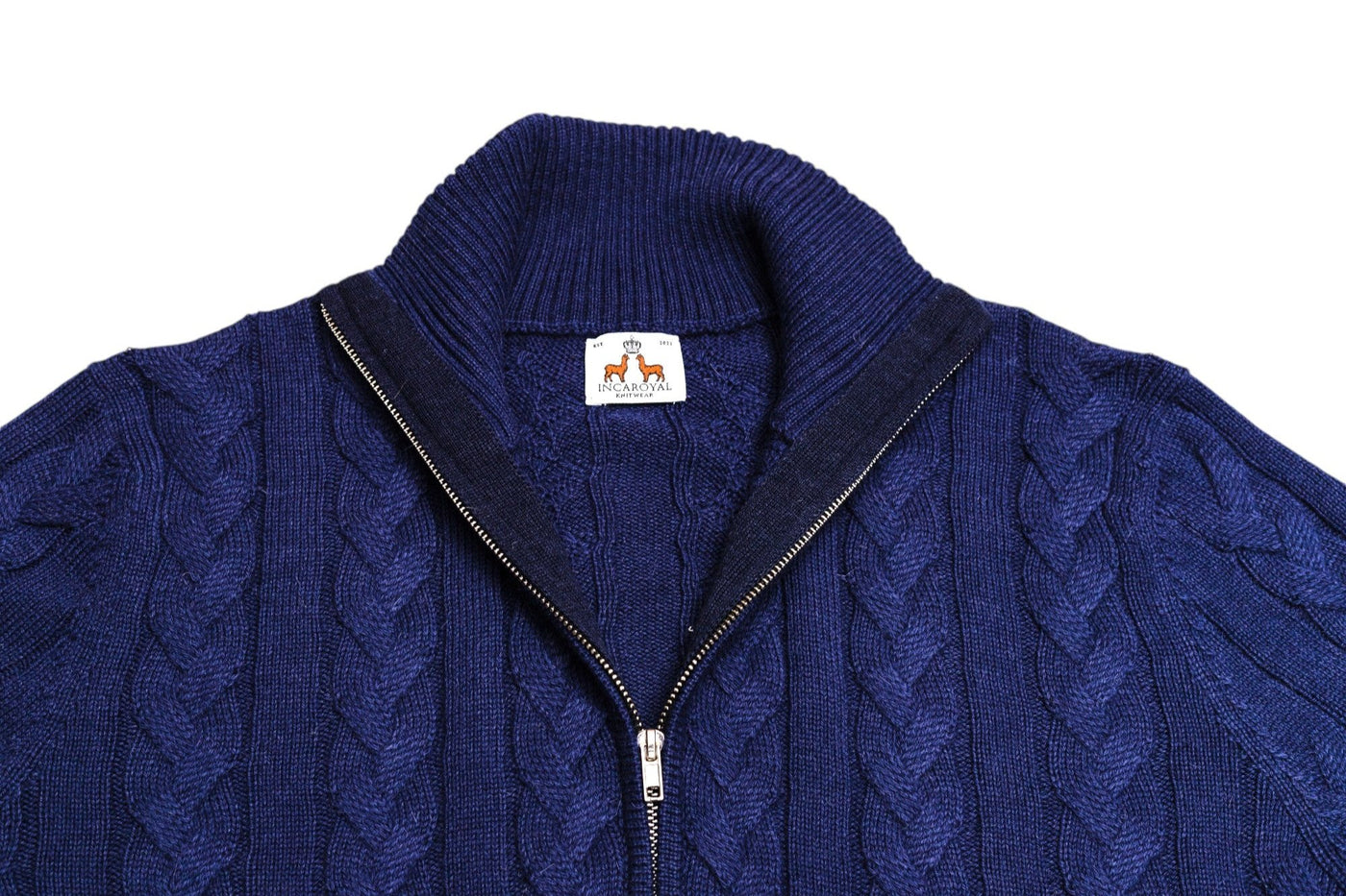 Chunky Full Zip Cable Knit Cardigan