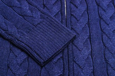 Chunky Full Zip Cable Knit Cardigan