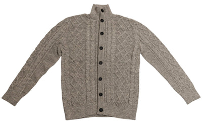 Alpaca Cable Knit Cardigan