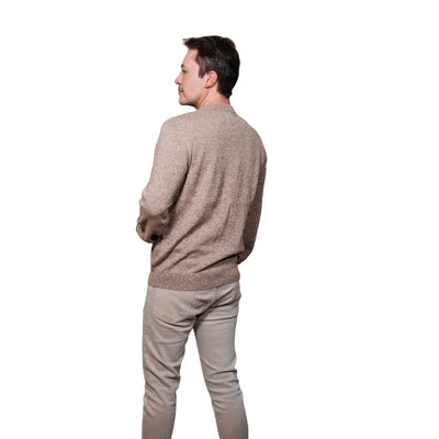 Alpaca Melange Crewneck Sweater