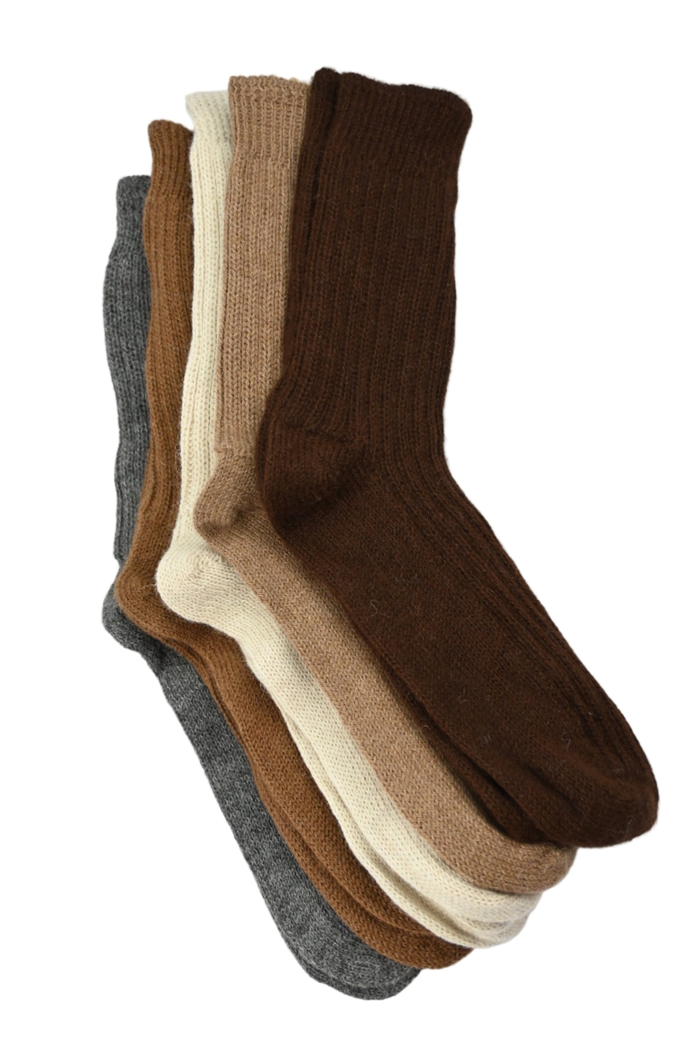 Baby Alpaca Ribbed Socks