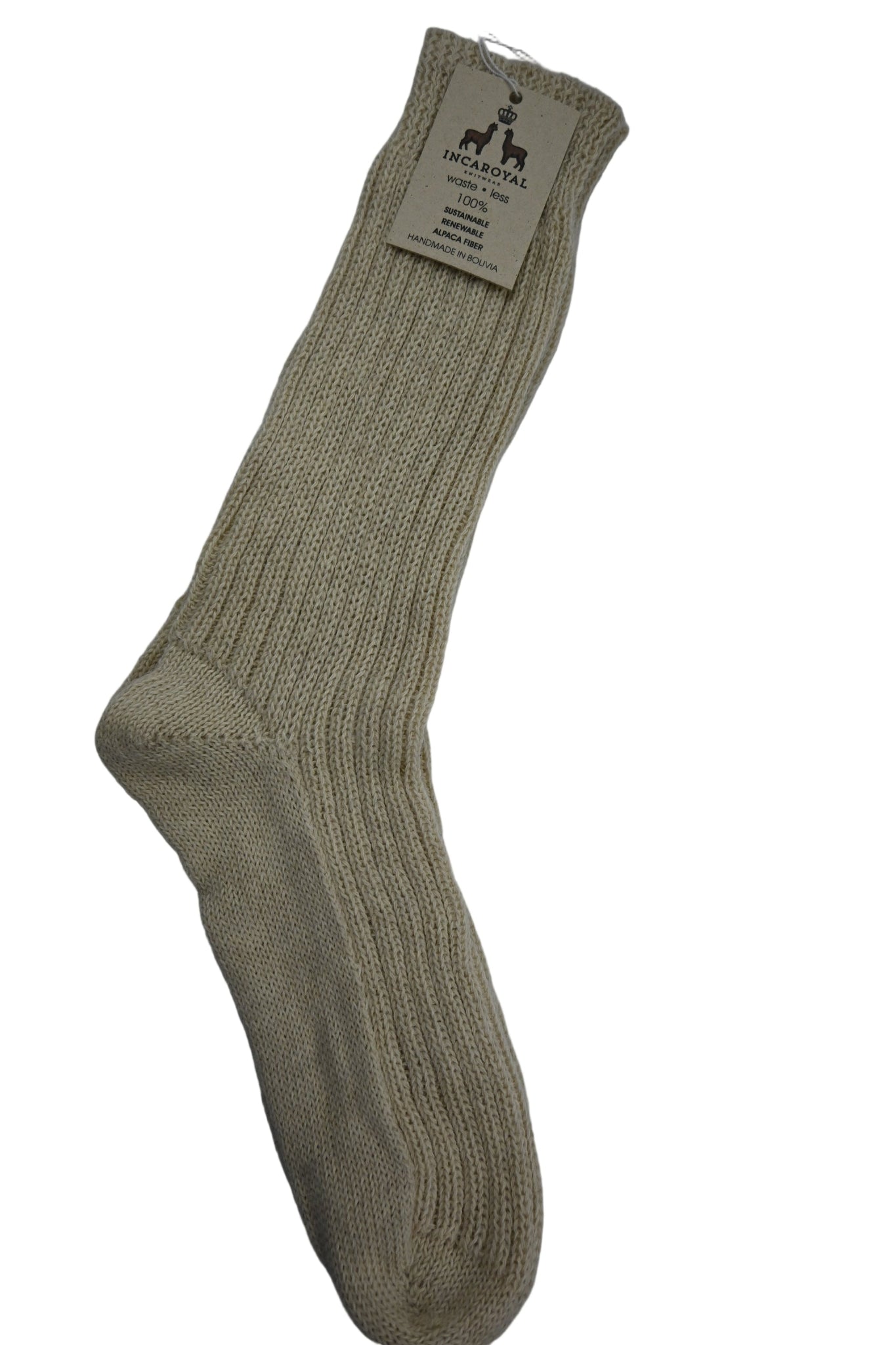 Baby Alpaca Ribbed Socks