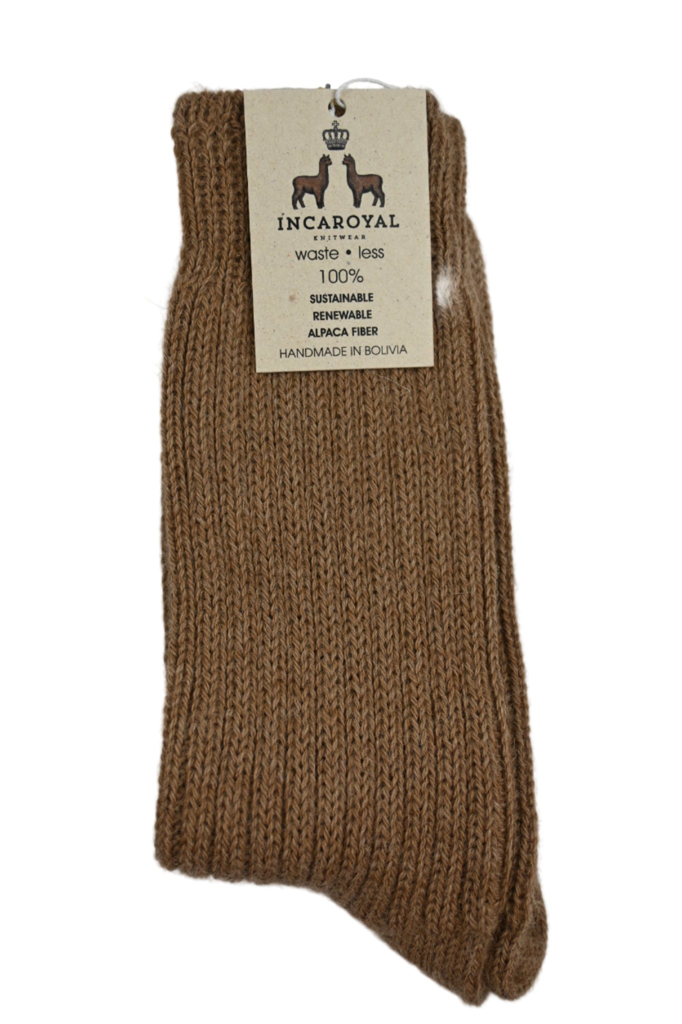 Baby Alpaca Ribbed Socks