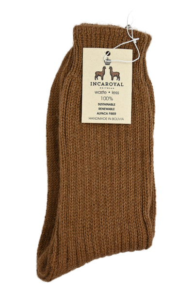 Baby Alpaca Ribbed Socks