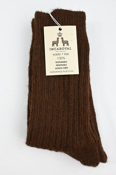 Baby Alpaca Ribbed Socks