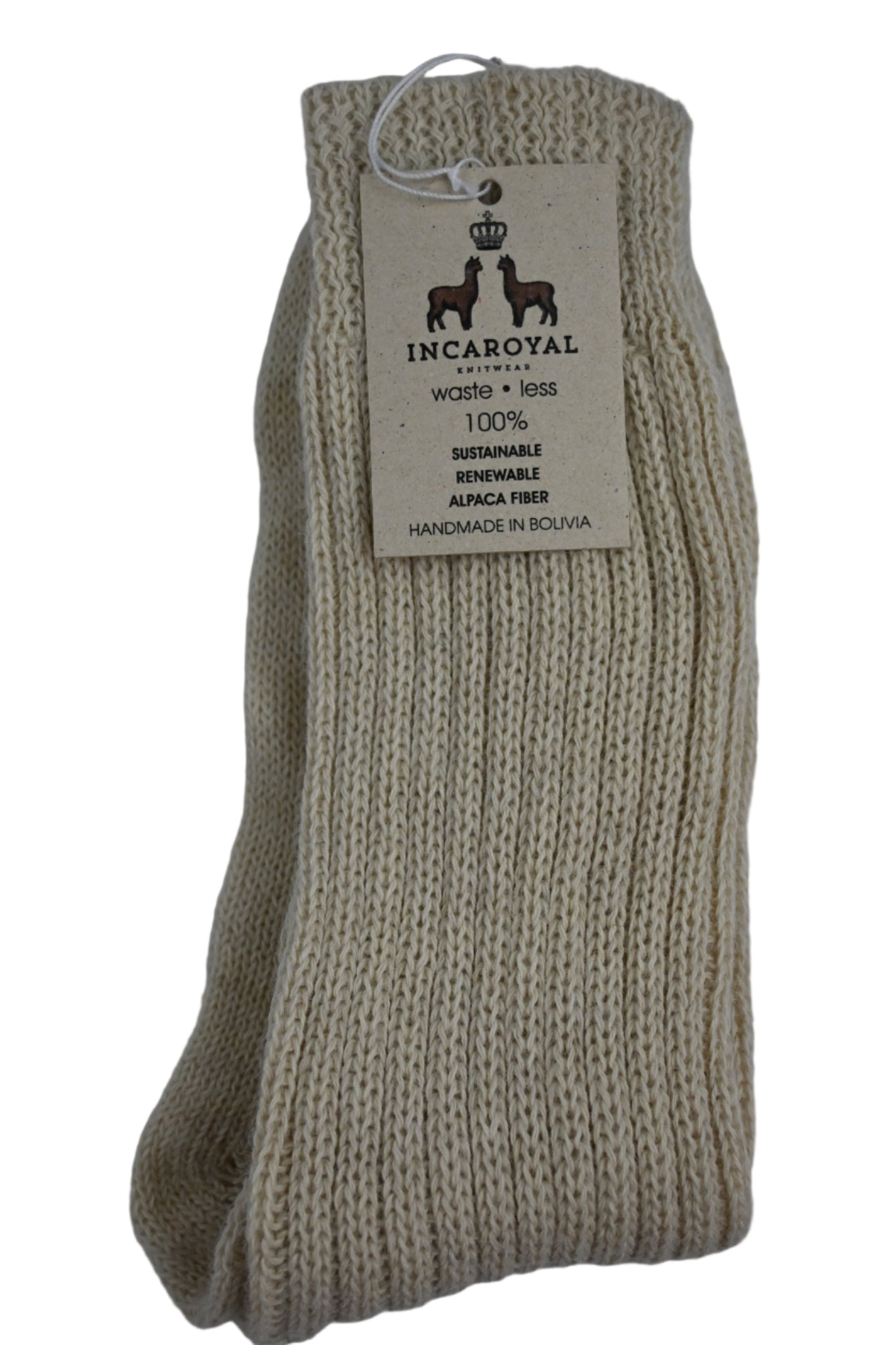 Baby Alpaca Ribbed Socks