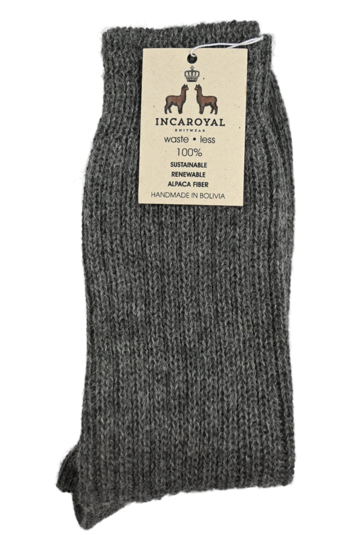 Baby Alpaca Ribbed Socks