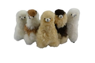 Baby Alpaca Stuffed Animal Doll Size Medium 9"