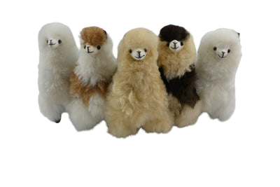 Baby Alpaca Stuffed Animal Doll Size Medium 9"