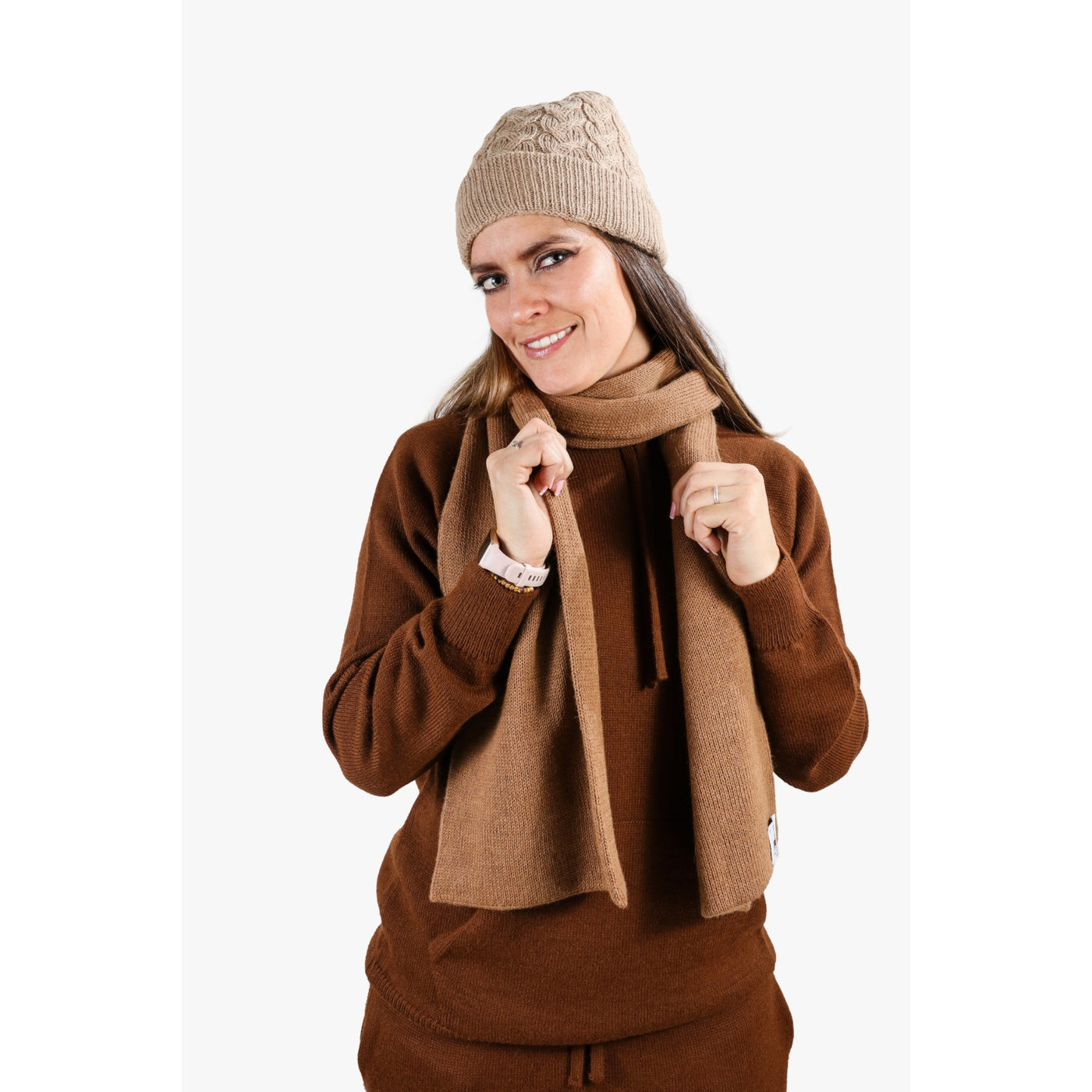 Unisex Baby Alpaca Pullover Hoodie