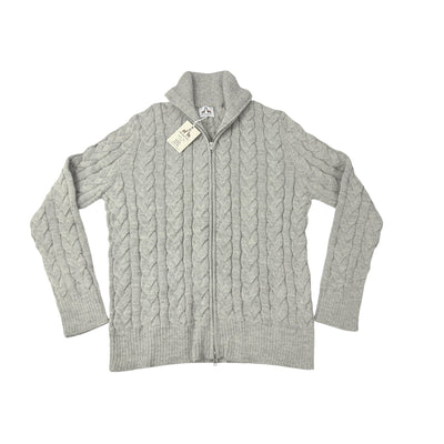 Chunky Full Zip Cable Knit Cardigan