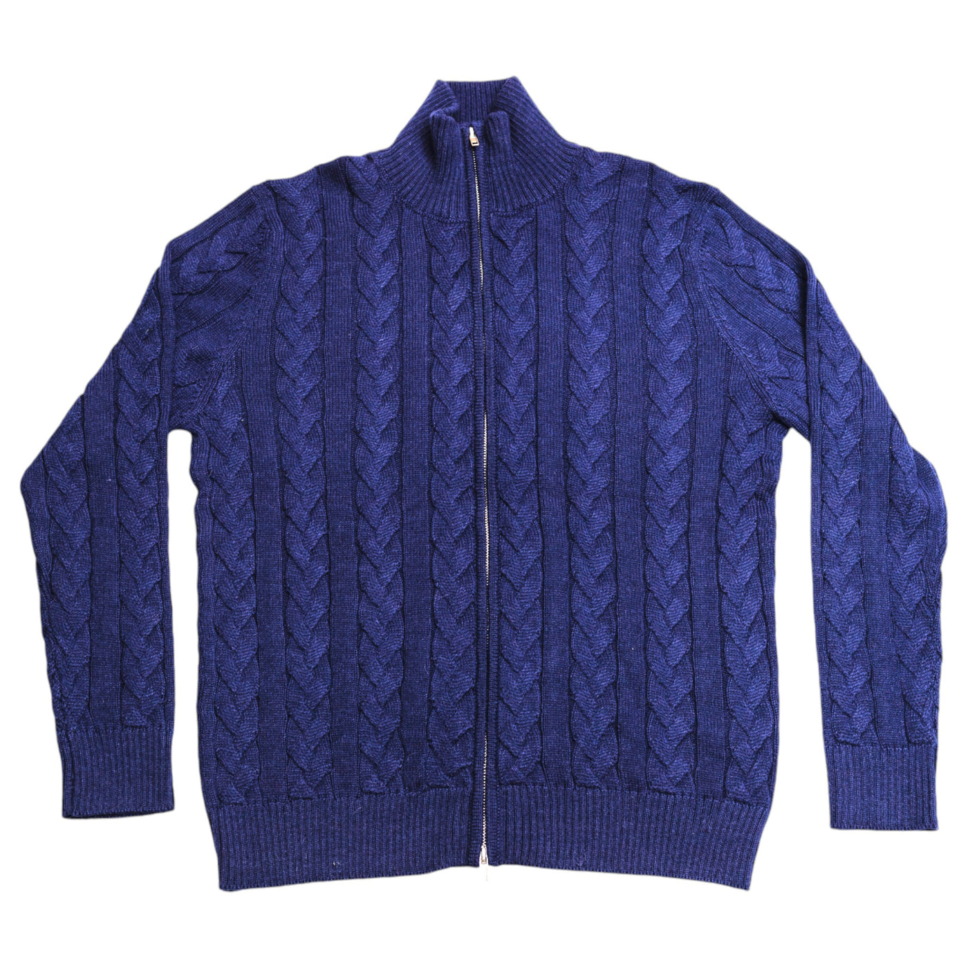 Chunky Cable Knit | Full Zip Cardigan | Unisex Knit Sweater