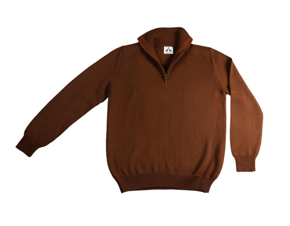 Men's Baby Alpaca 1/2 Zip