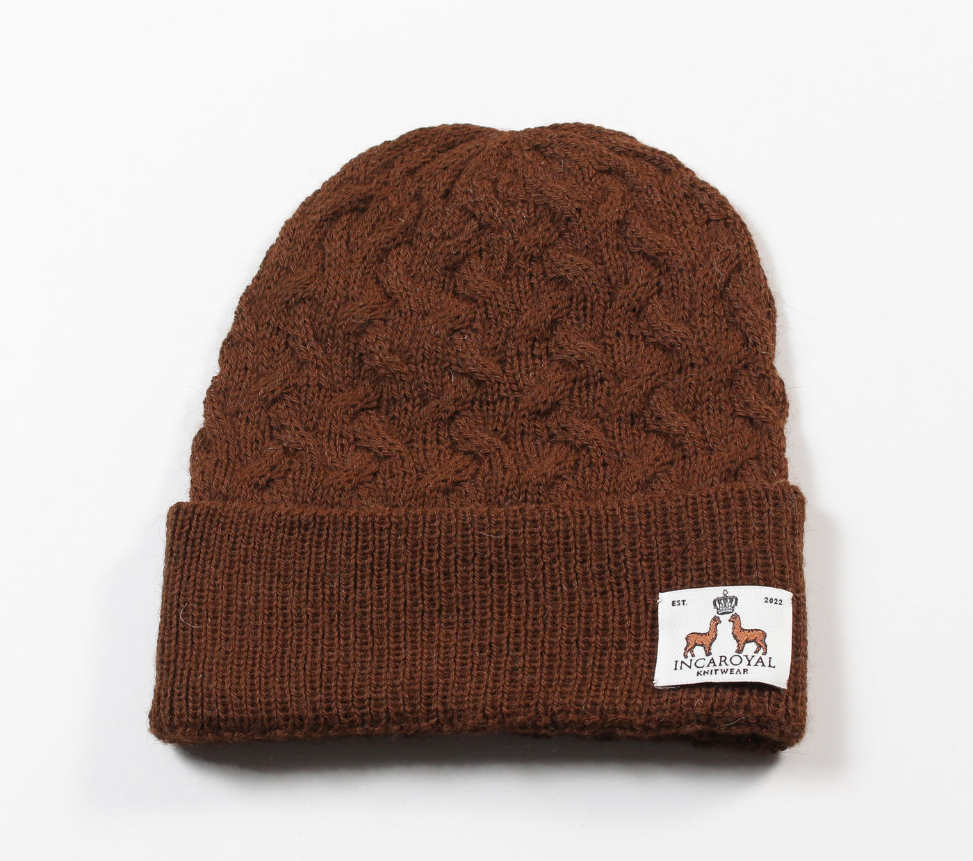 Baby Alpaca Cable Knit Beanie